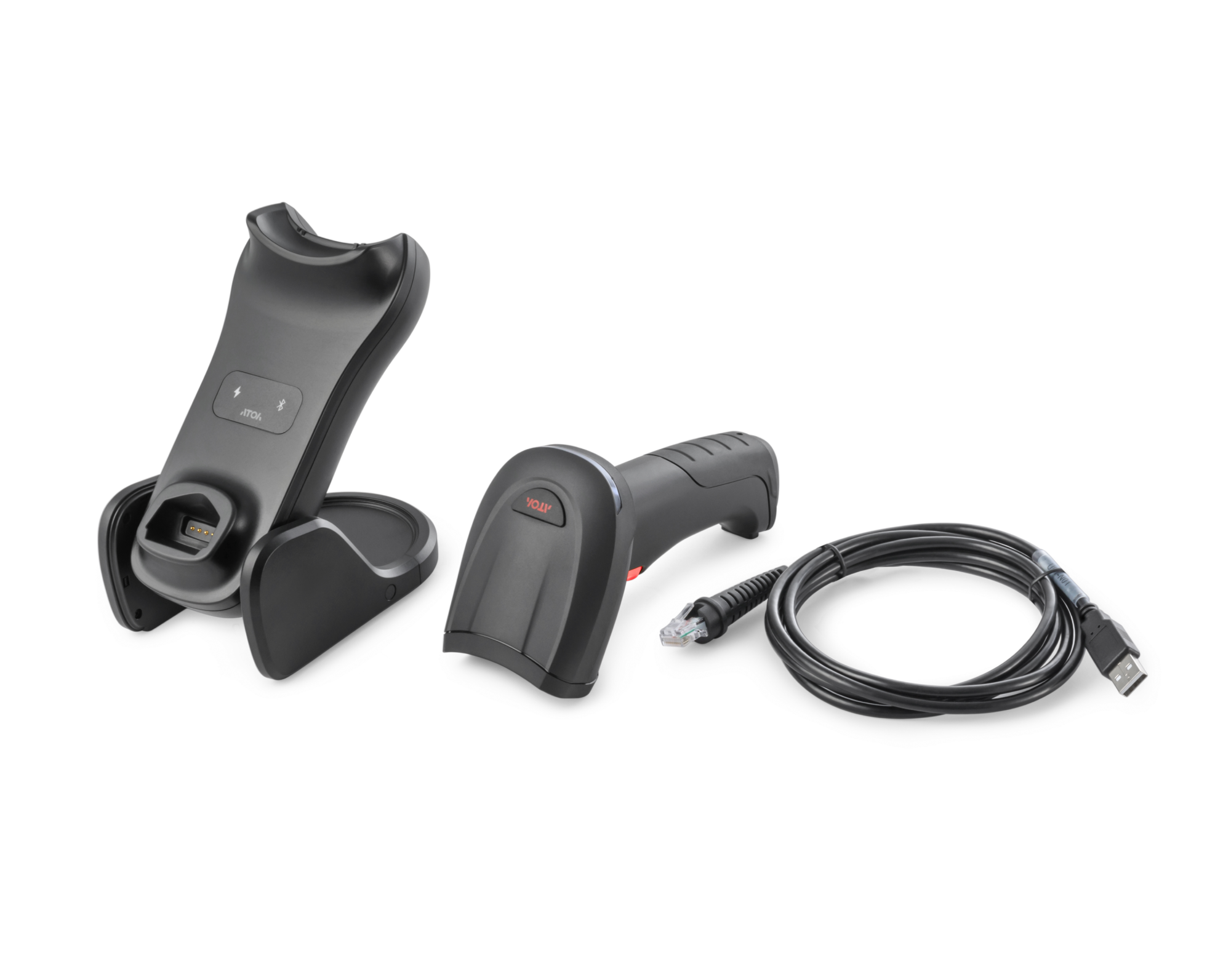 Сканер штрихкода АТОЛ SB5100 BT   (2D, черный, USB, Bluetooth 5.0, IP42, c подставкой, упаковка 1 шт.)